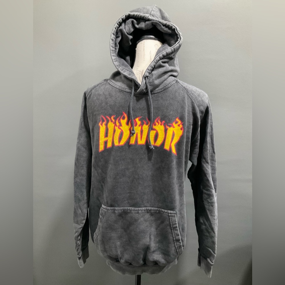 MENS L/7 LANE SEVEN 100% COTTON‎ PULLOVER HOODIE